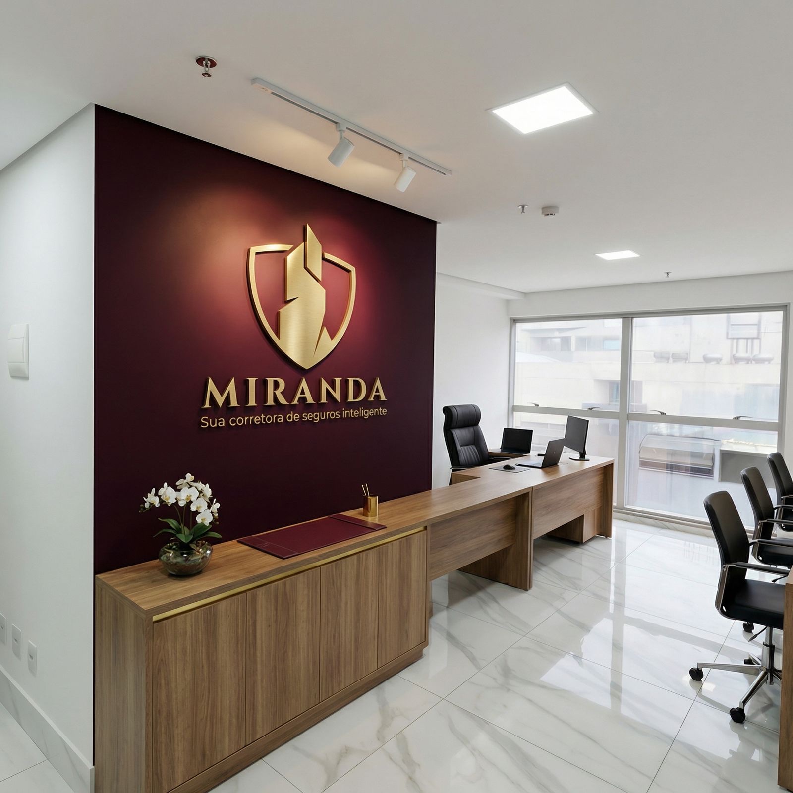 Recepção da Miranda Corretora